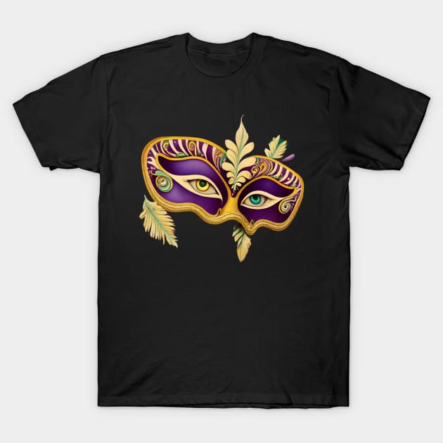 Mardi Gras Fleur De Lis mardi Tree T-Shirt by Nikisha